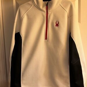 Men’s large Spyder half zip pull over